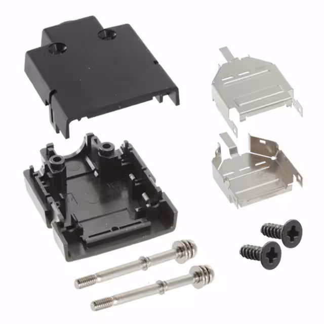 DH-17-CV1B Hirose Electric Co Ltd  Capots de connecteurs D-Sub en forme de D